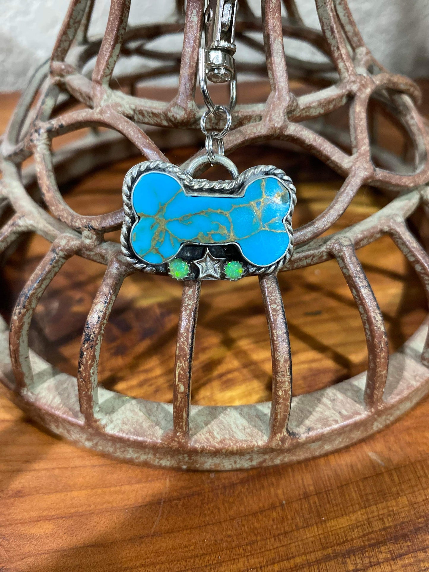 Turquoise Dog Tag