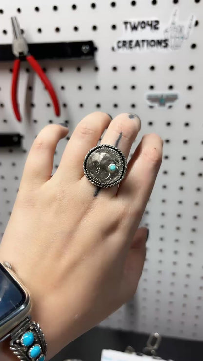 Buffalo Nickel Ring